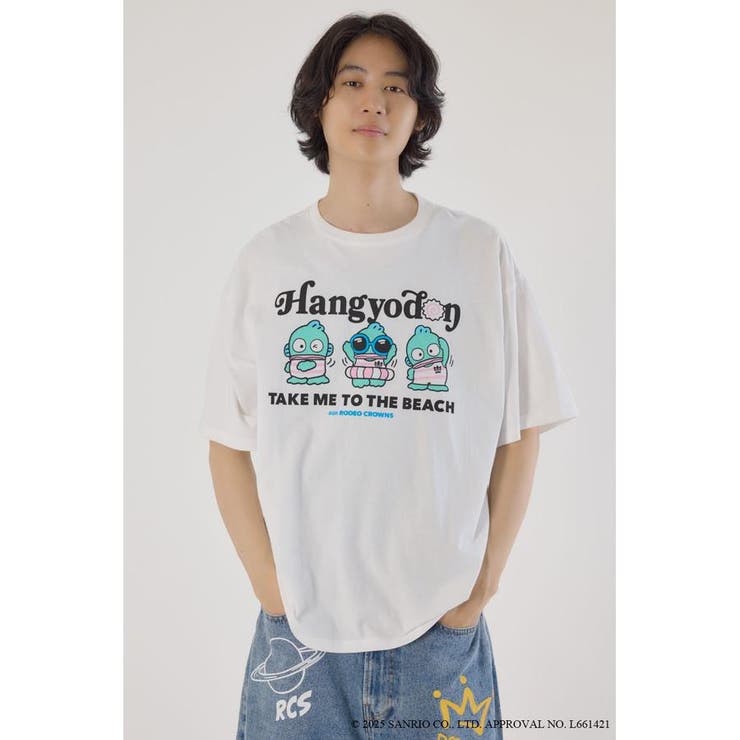 (サンリオキャラクターズ)ビーチハンギョドンTシャツ | RODEO CROWNS WIDE BOWL | 詳細画像17 