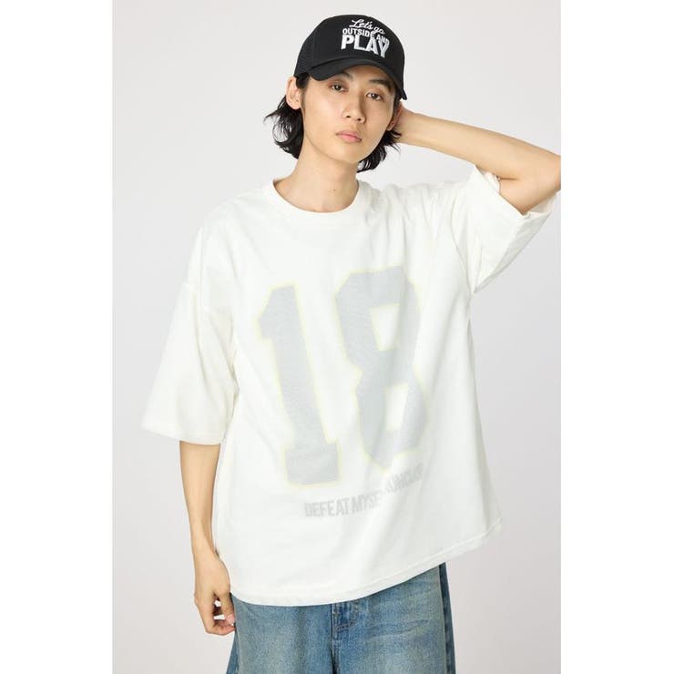メッシュドッキンクナンバーTシャツ | RODEO CROWNS WIDE BOWL | 詳細画像2 