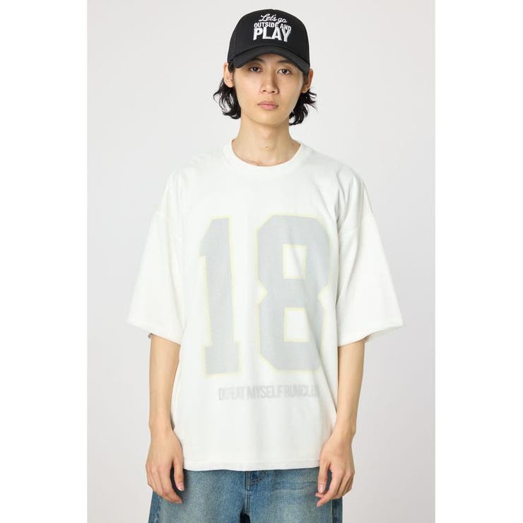 メッシュドッキンクナンバーTシャツ | RODEO CROWNS WIDE BOWL | 詳細画像7 