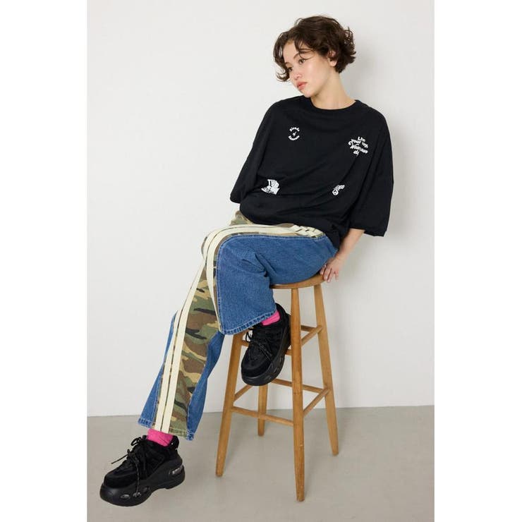 アソートパターン切り替えラインデニム | RODEO CROWNS WIDE BOWL | 詳細画像27 