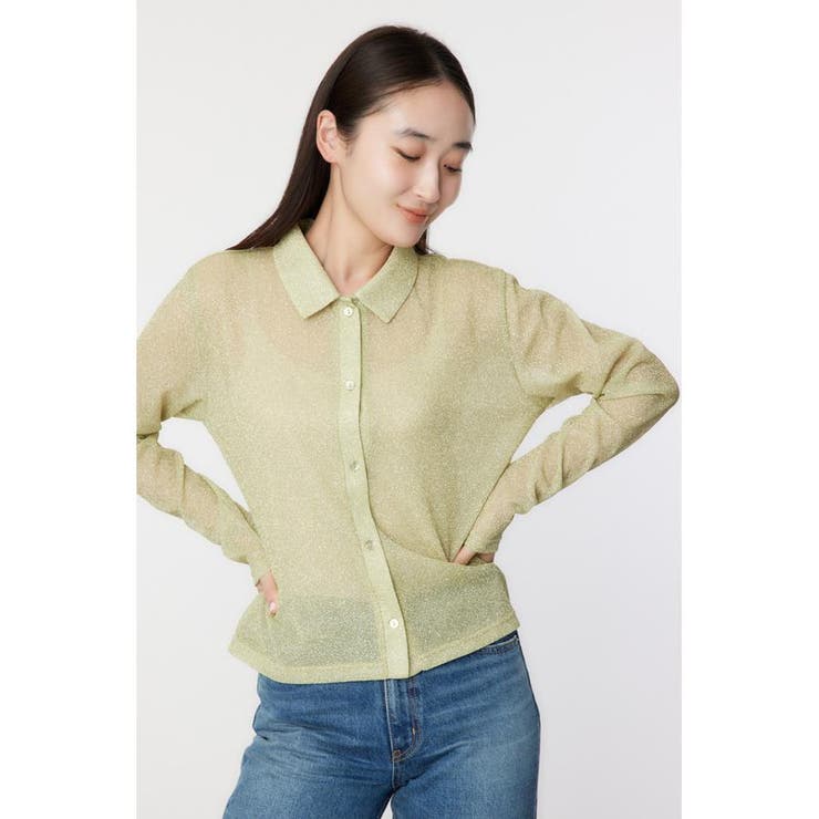 L/YEL1 | ラメシアーシャツ | RODEO CROWNS WIDE BOWL