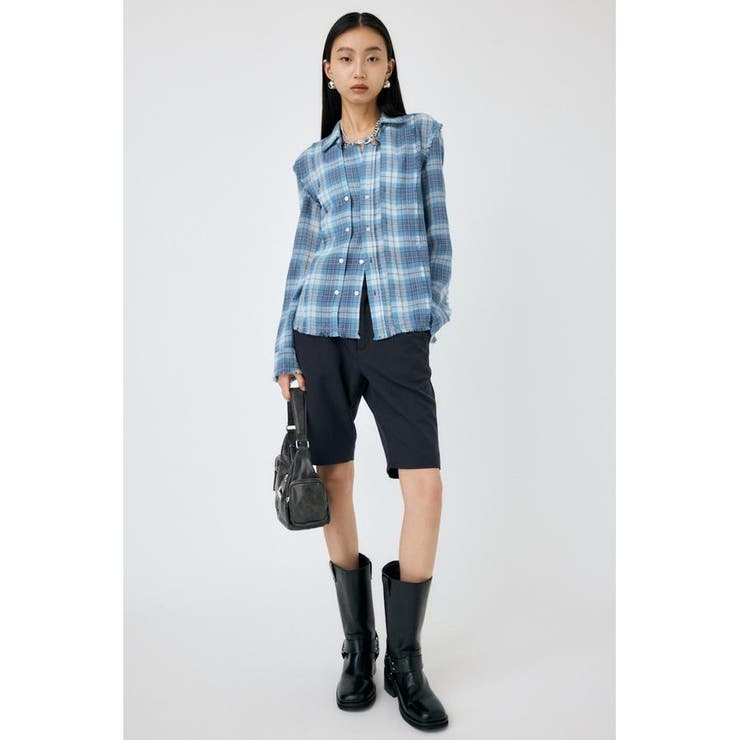 STRETCH TWILL スリムハーフパンツ | MOUSSY OUTLET | 詳細画像14 