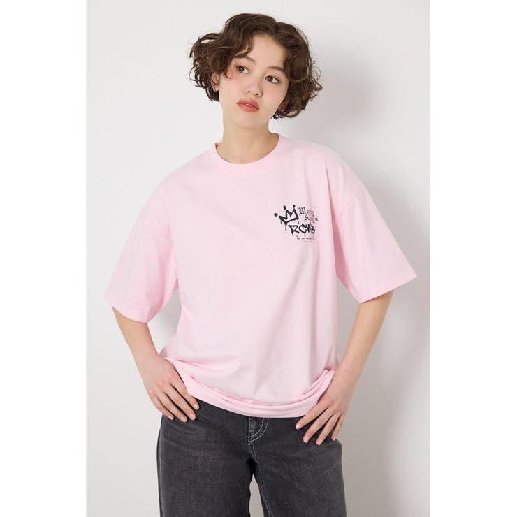 L/PNK1 | Font Bear Tシャツ | RODEO CROWNS WIDE BOWL