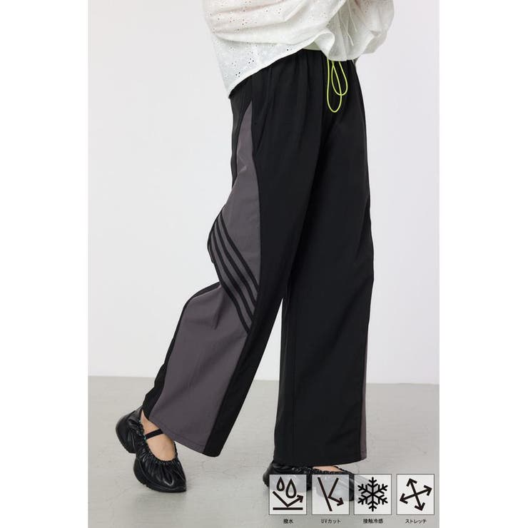 BLK | W/R Switching ラインパンツ | RODEO CROWNS WIDE BOWL