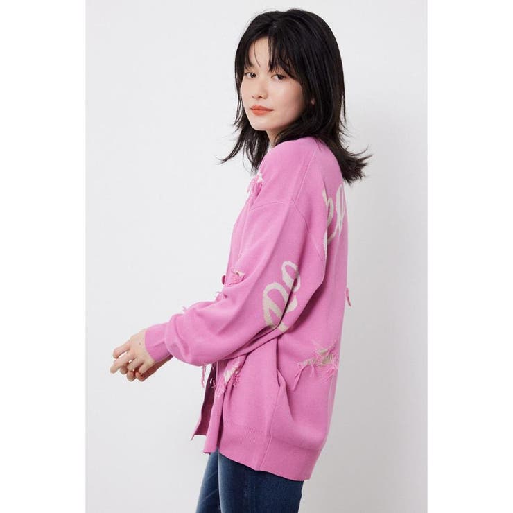 スター柄ニットカーディガン | RODEO CROWNS WIDE BOWL | 詳細画像14 