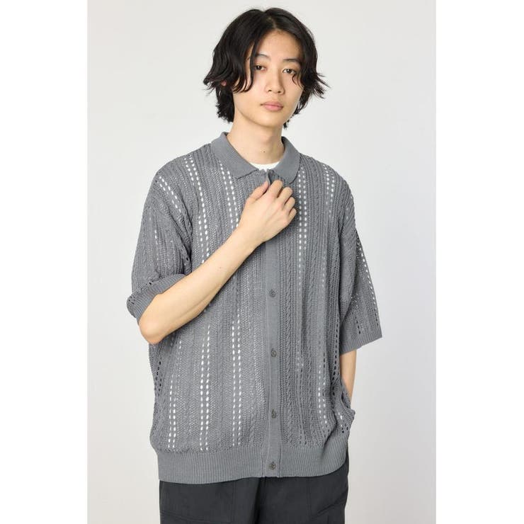GRY | ニットシャツアンサンブル | RODEO CROWNS WIDE BOWL