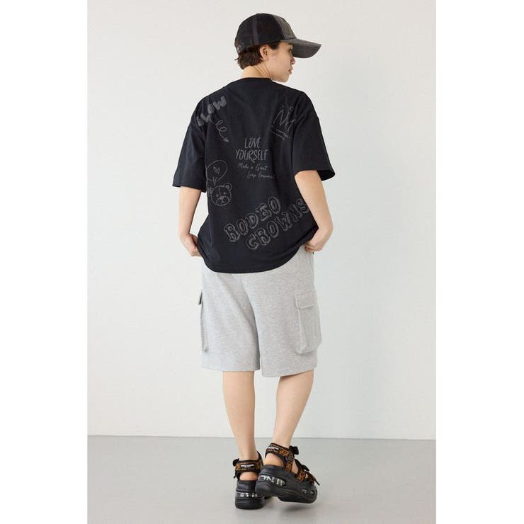 クレヨンタッチ同色発泡プリントTシャツ | RODEO CROWNS WIDE BOWL | 詳細画像17 