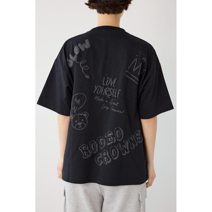 クレヨンタッチ同色発泡プリントTシャツ | RODEO CROWNS WIDE BOWL | 詳細画像20 