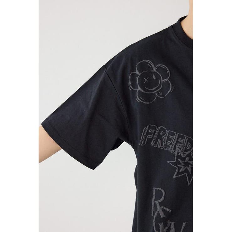 クレヨンタッチ同色発泡プリントTシャツ | RODEO CROWNS WIDE BOWL | 詳細画像22 