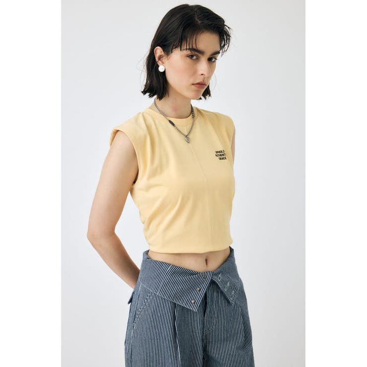 TINY LETTER SLEEVELESS トップス | MOUSSY OUTLET | 詳細画像12 