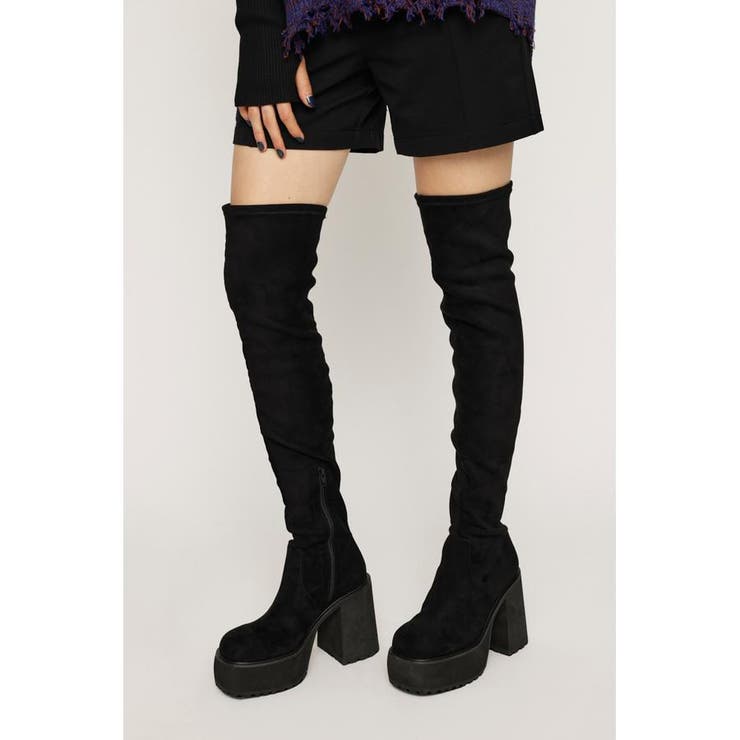 F／SUEDE KNEE HIGH ブーツ | SLY OUTLET | 詳細画像10 