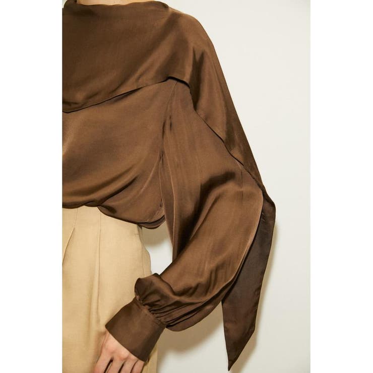 MARBLING TIE ブラウス | SLY OUTLET | 詳細画像4