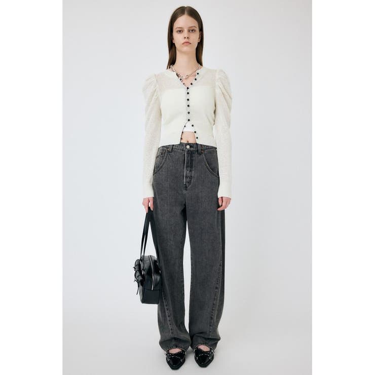 BUTTON UP ニットカーディガン | MOUSSY OUTLET | 詳細画像3 