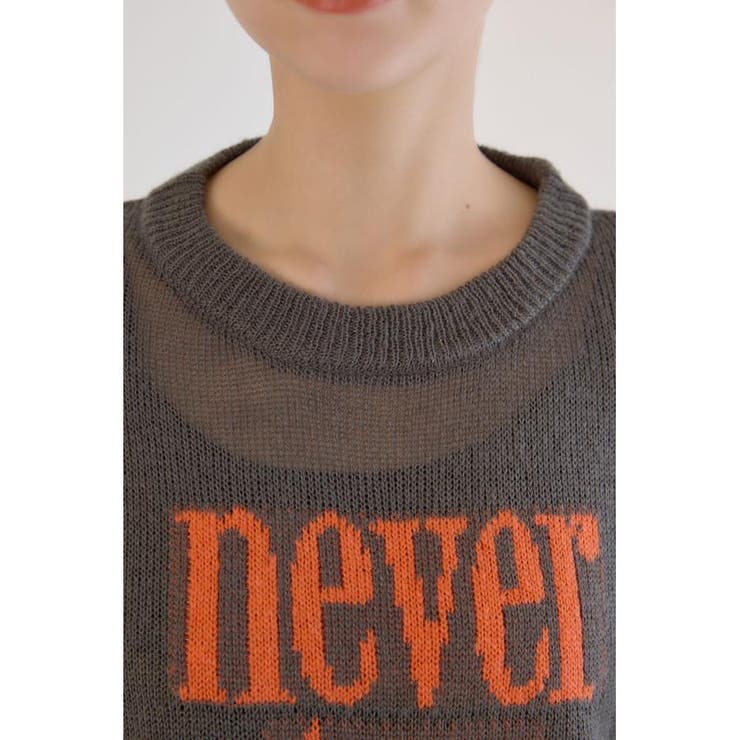 メッセージダメージニットトップス | RODEO CROWNS WIDE BOWL | 詳細画像30 