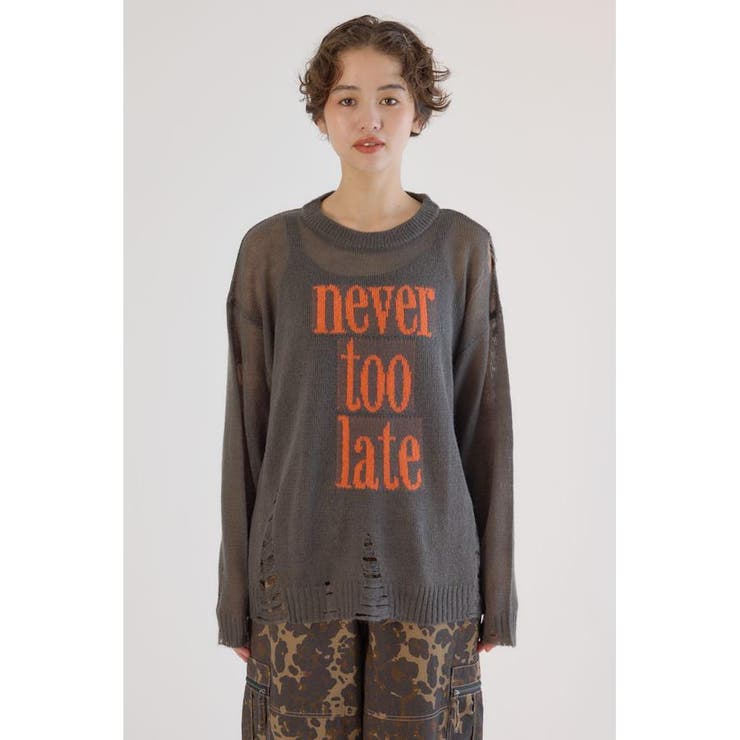 メッセージダメージニットトップス | RODEO CROWNS WIDE BOWL | 詳細画像27 