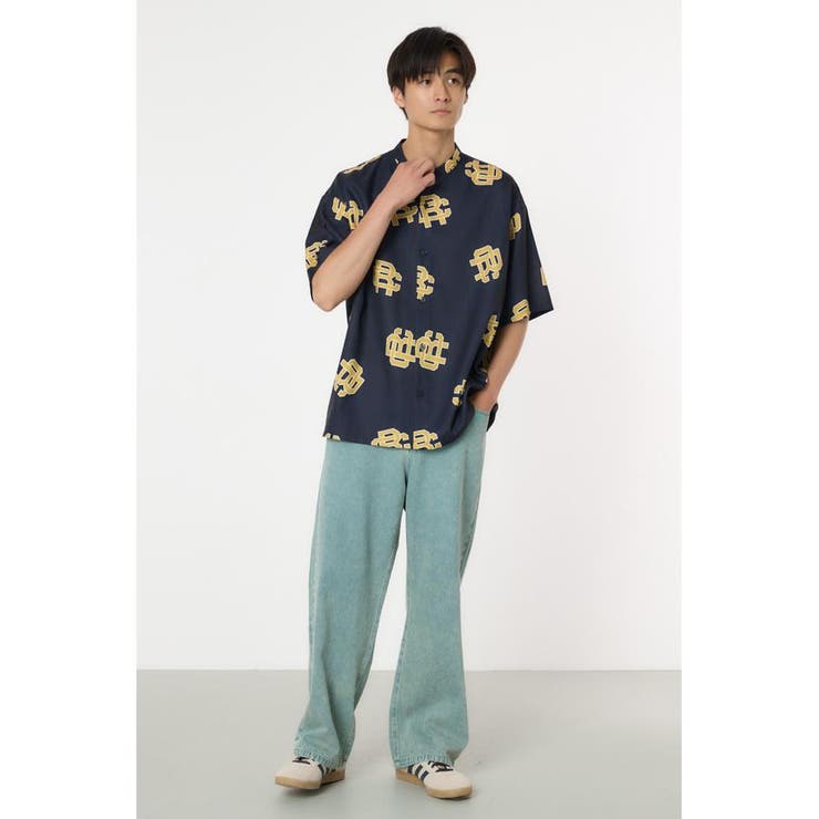 モノグラムバンドカラーシャツ | RODEO CROWNS WIDE BOWL | 詳細画像18 