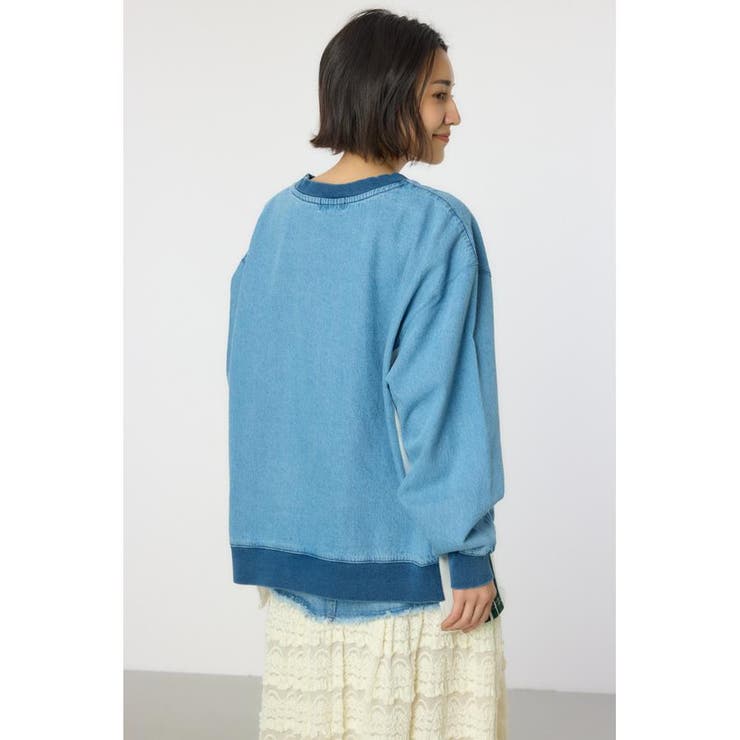 ラインドッキングデニムトップス | RODEO CROWNS WIDE BOWL | 詳細画像4 