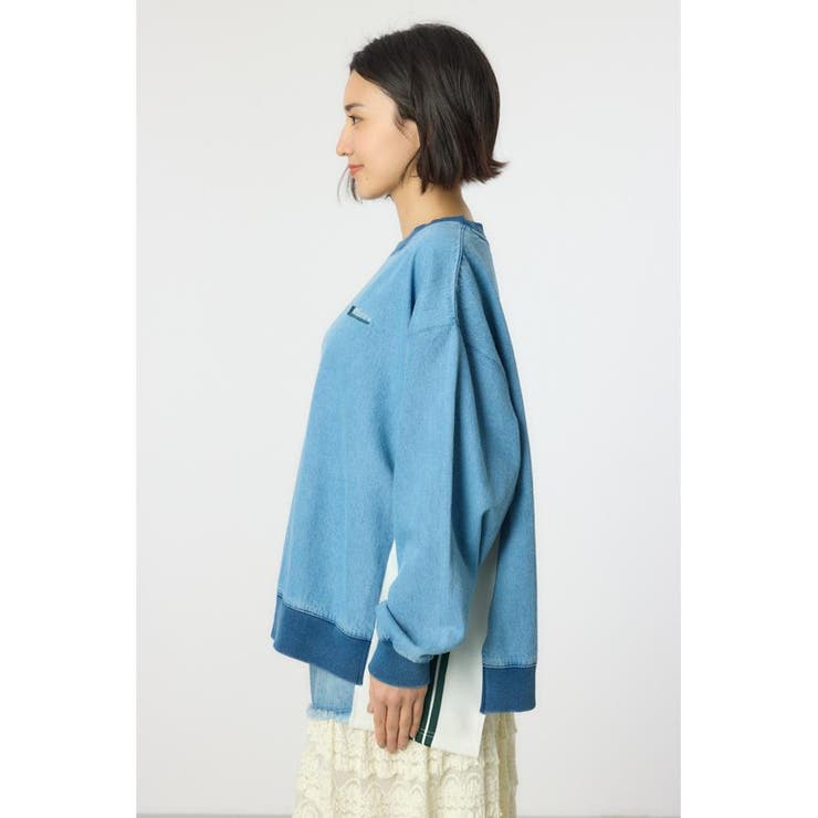 ラインドッキングデニムトップス | RODEO CROWNS WIDE BOWL | 詳細画像8 