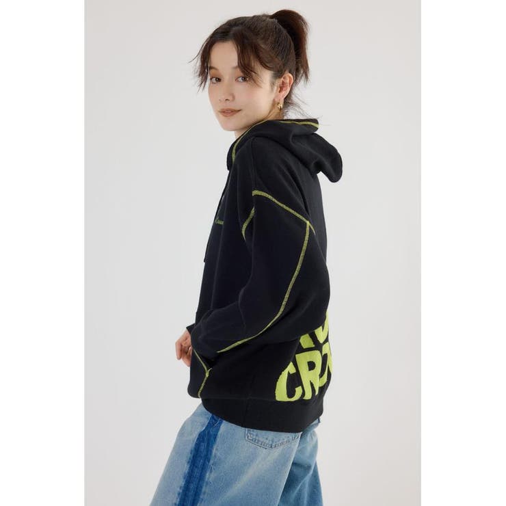 スウェットライクジャガードロゴフーディー | RODEO CROWNS WIDE BOWL | 詳細画像9 