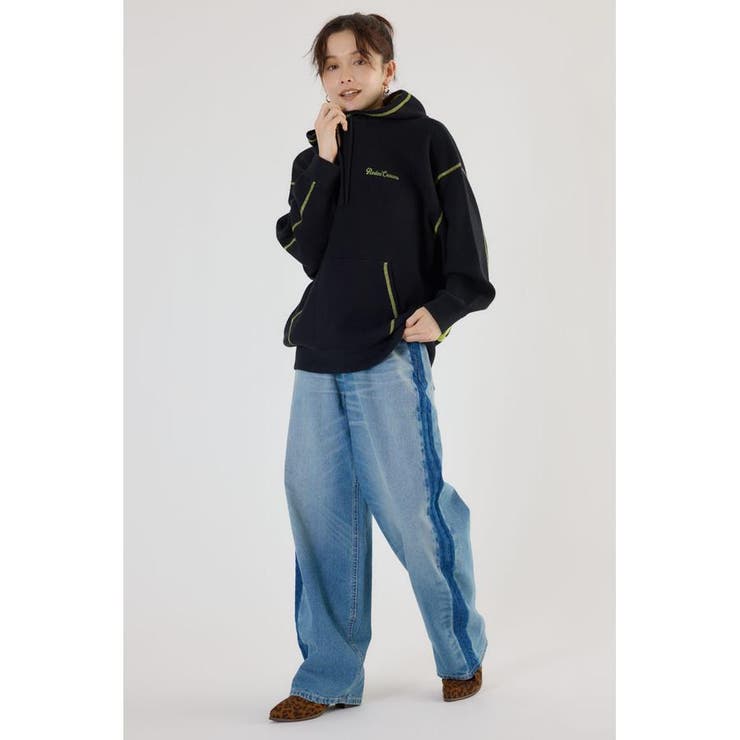 スウェットライクジャガードロゴフーディー | RODEO CROWNS WIDE BOWL | 詳細画像12 