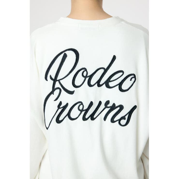 スクリプト LOGO ニットカーディガン[品番：BJLW0030103]｜RODEO