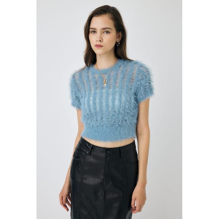 SHEER SHAGGY ニット | MOUSSY OUTLET | 詳細画像10 