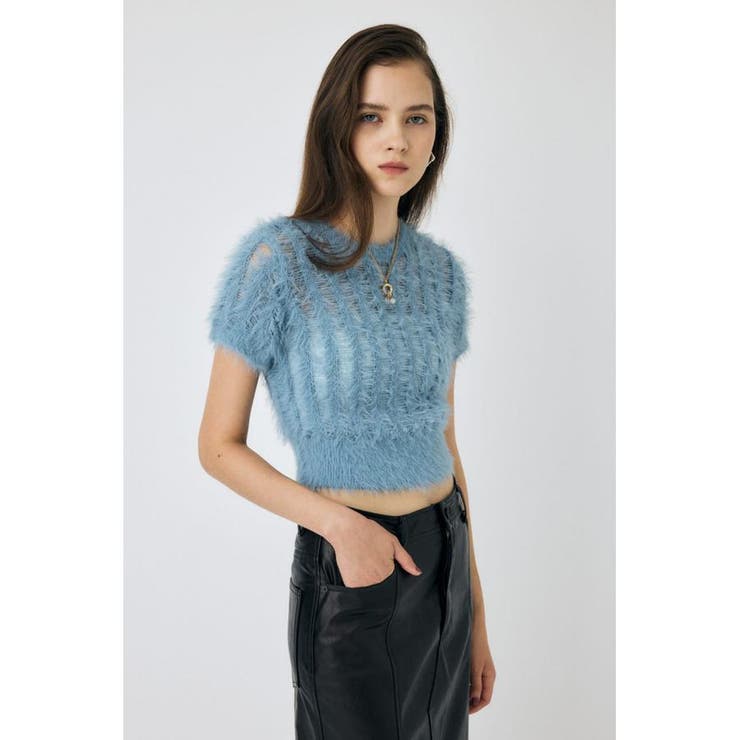 SHEER SHAGGY ニット | MOUSSY OUTLET | 詳細画像14 