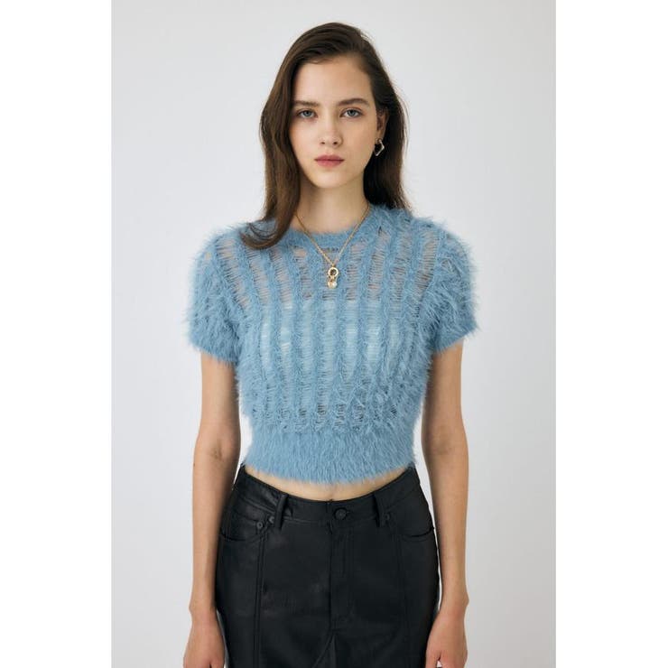 SHEER SHAGGY ニット | MOUSSY OUTLET | 詳細画像15 