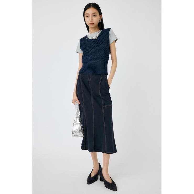 BLK | MID フレアスカート | MOUSSY OUTLET