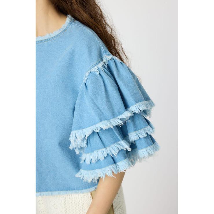 アームフリルデニムトップス | RODEO CROWNS WIDE BOWL | 詳細画像19 