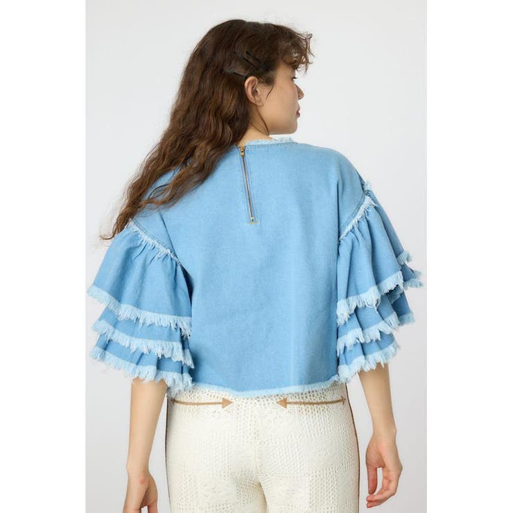 アームフリルデニムトップス | RODEO CROWNS WIDE BOWL | 詳細画像12 