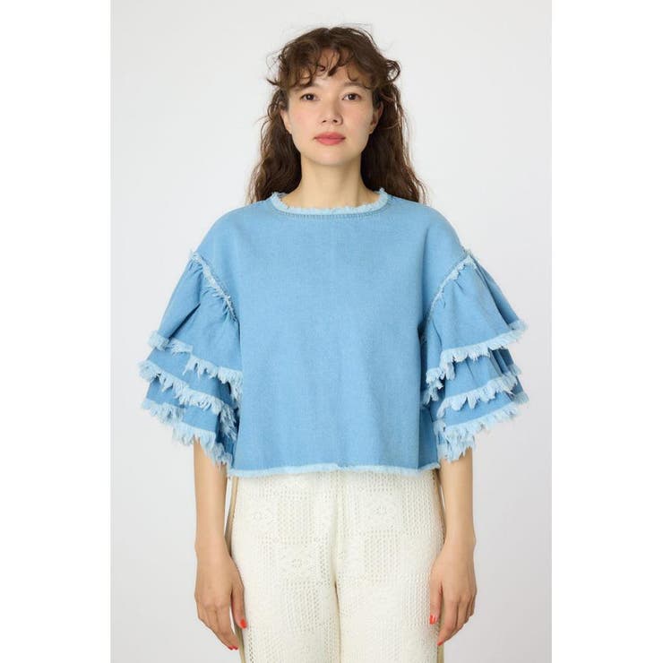 アームフリルデニムトップス | RODEO CROWNS WIDE BOWL | 詳細画像15 