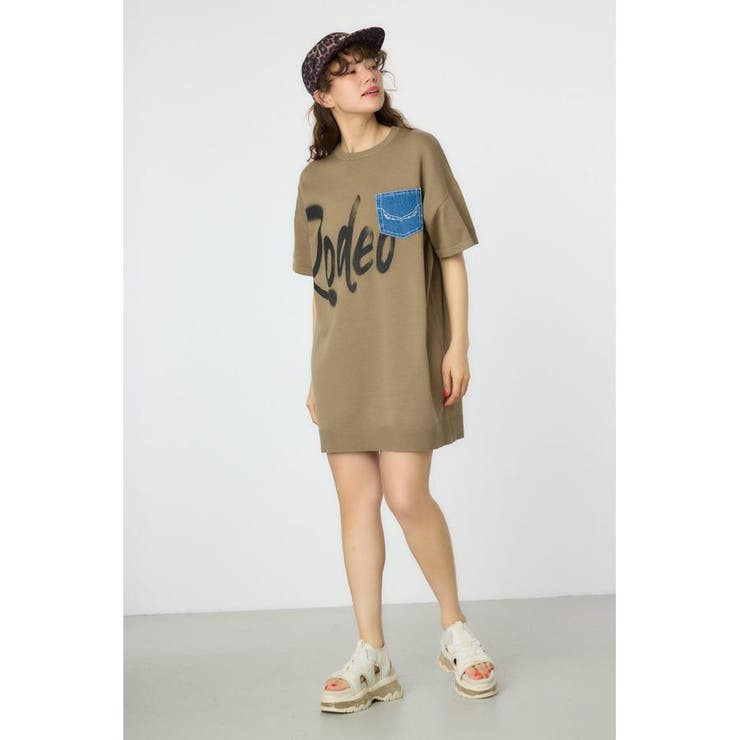 スプレーロゴニットワンピース | RODEO CROWNS WIDE BOWL | 詳細画像26 