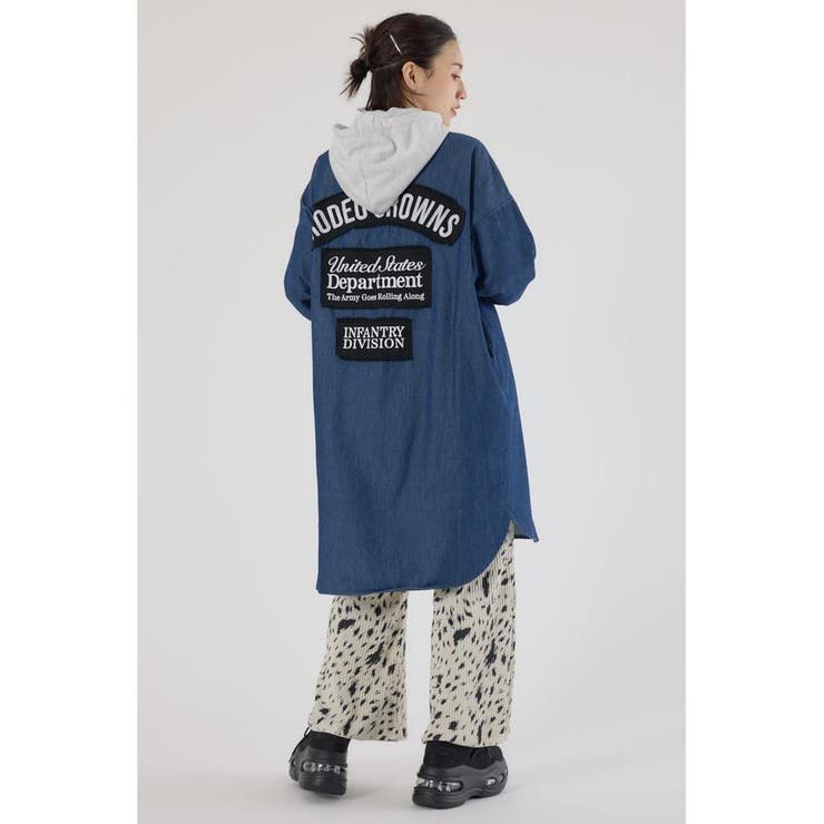 フード付きロゴシャツワンピース | RODEO CROWNS WIDE BOWL | 詳細画像8 