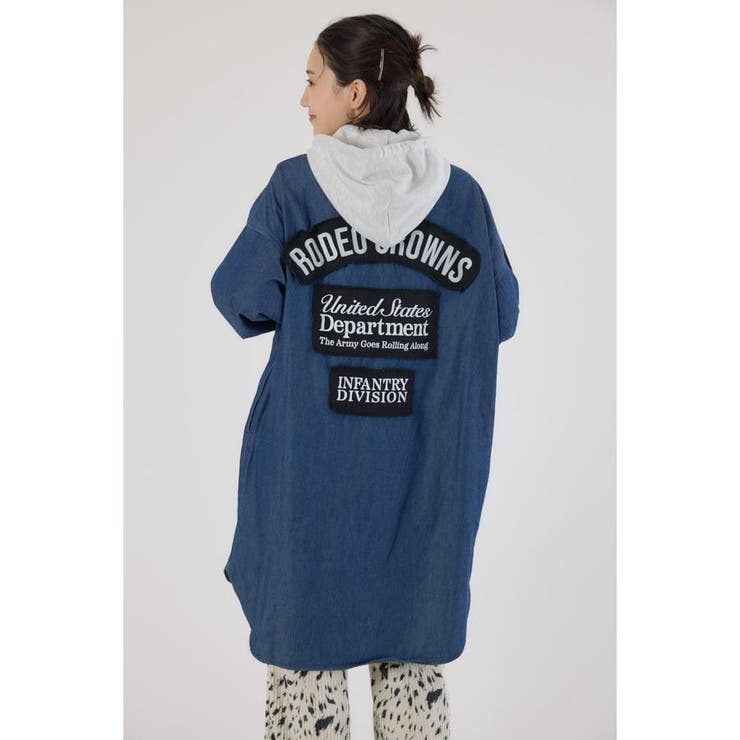 フード付きロゴシャツワンピース | RODEO CROWNS WIDE BOWL | 詳細画像11 