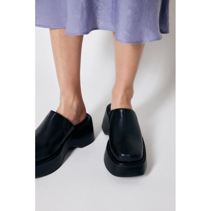 F/LEATHER CLOG ミュール[品番：BJLW0023496]｜MOUSSY OUTLET