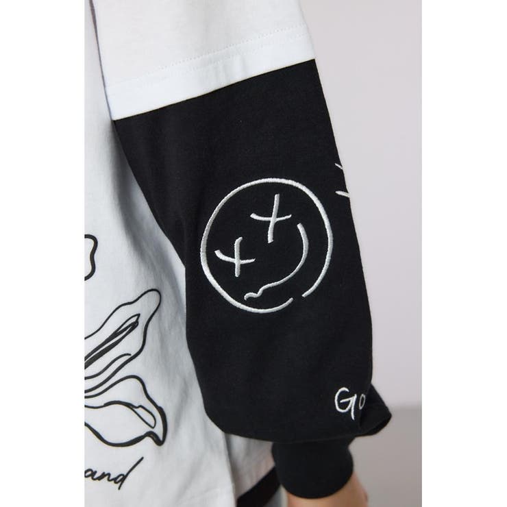 フェイクレイヤードロングスリーブTシャツ[品番：BJLW0029864]｜RODEO