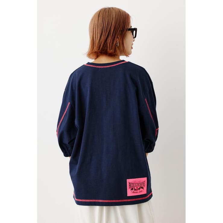 （WEB限定）ネオンステッチTEE | RODEO CROWNS WIDE BOWL | 詳細画像17 