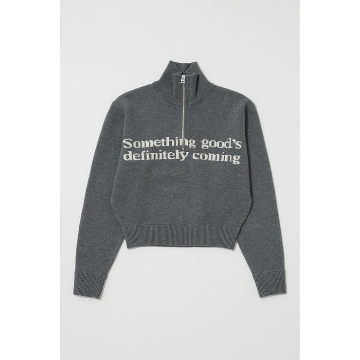 LETTERED HALF ZIPセーター | MOUSSY OUTLET | 詳細画像13 
