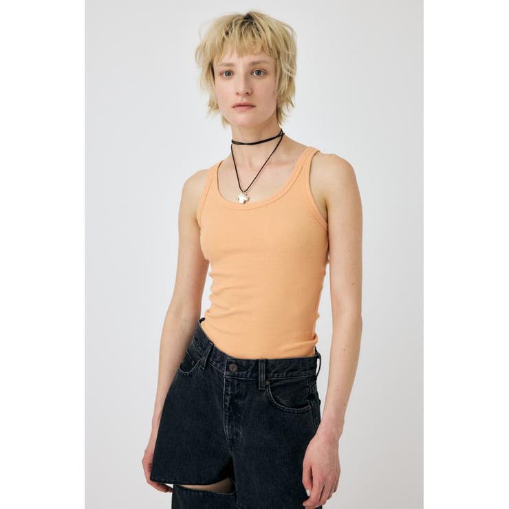 L/ORG1 | BASIC RIB タンク | MOUSSY OUTLET
