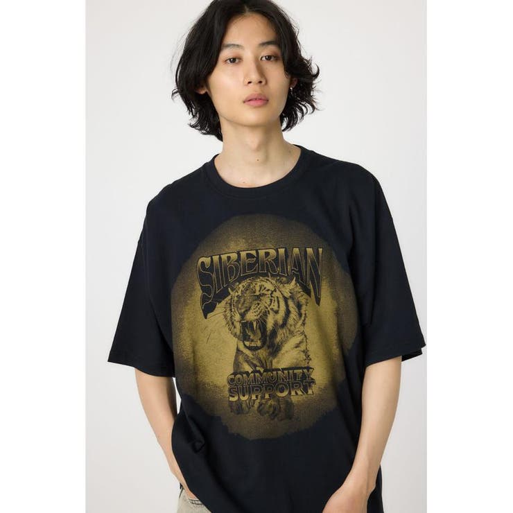 BLK | フェードタイガーTシャツ | RODEO CROWNS WIDE BOWL