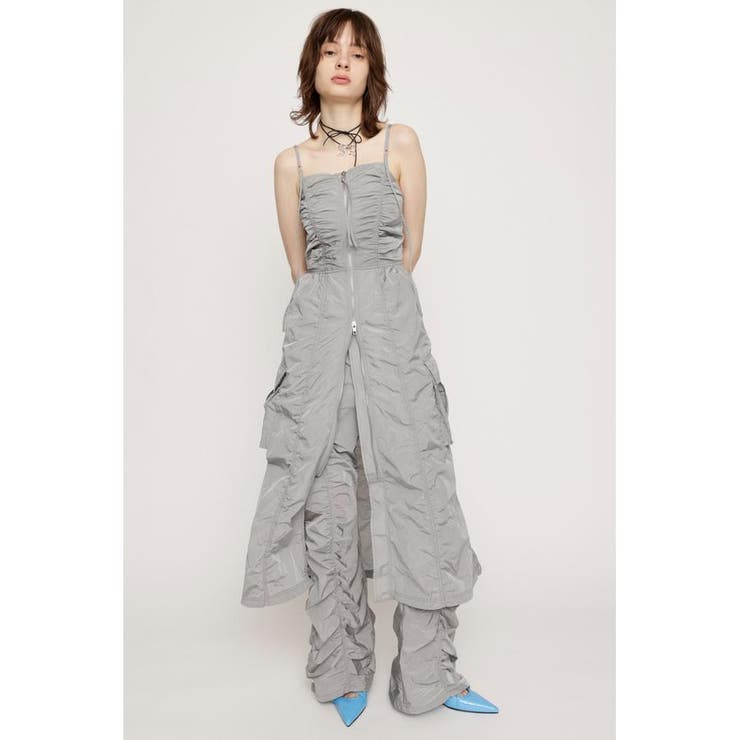 FRONT ZIP GATHER CAMI ワンピース | SLY OUTLET | 詳細画像14 