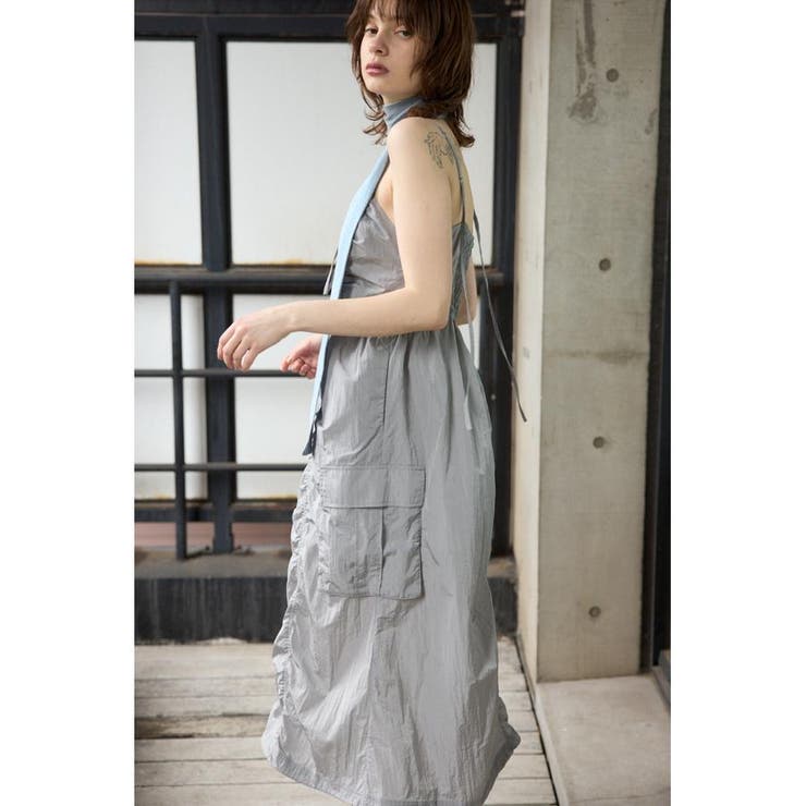 FRONT ZIP GATHER CAMI ワンピース | SLY OUTLET | 詳細画像20 