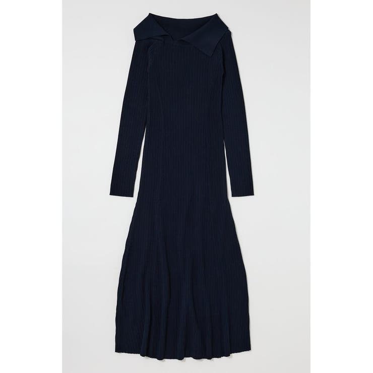 ASYMMETRY COLLAR KNIT ドレス | MOUSSY OUTLET | 詳細画像5 
