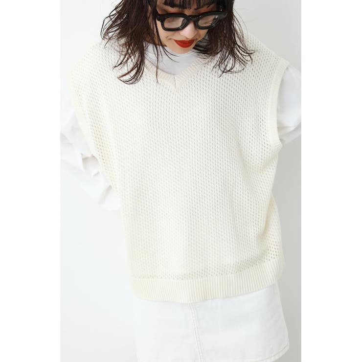 メッシュニットベスト L/S TEE SET | RODEO CROWNS WIDE BOWL | 詳細画像1 