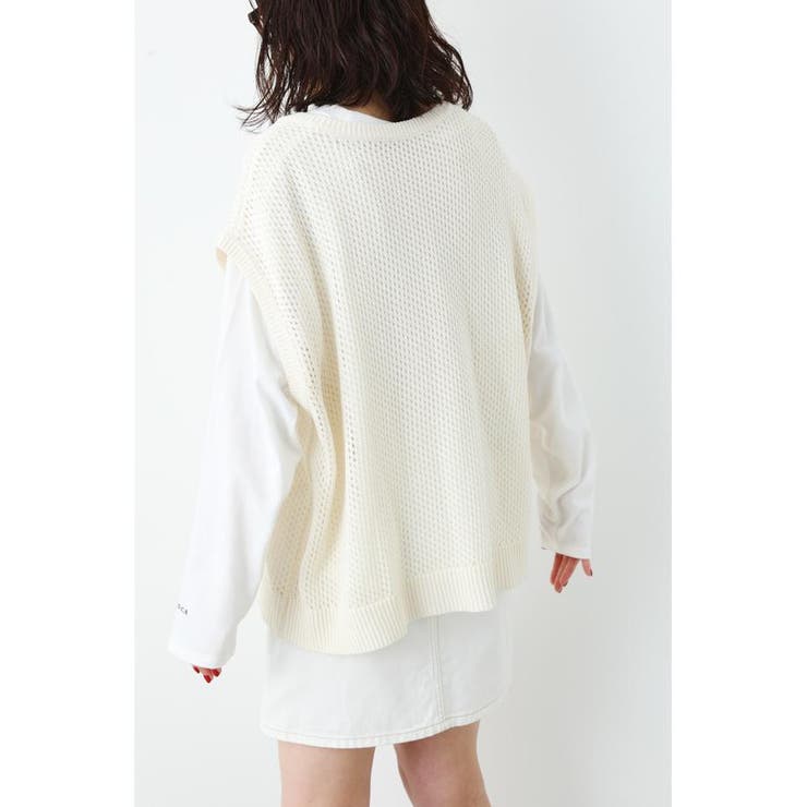 メッシュニットベスト L/S TEE SET | RODEO CROWNS WIDE BOWL | 詳細画像2 