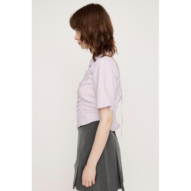 FRONT ZIP BACK OPEN ブラウス | SLY OUTLET | 詳細画像12 