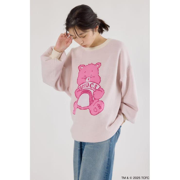 (Care Bears) カラーニットトップス | RODEO CROWNS WIDE BOWL | 詳細画像3 