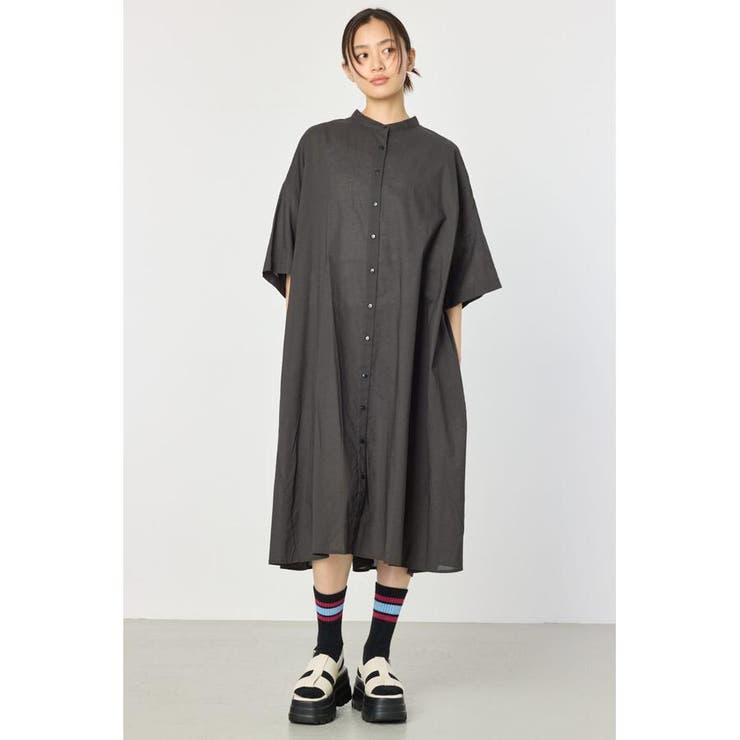 C.GRY | バンドカラールーズワンピース | RODEO CROWNS WIDE BOWL