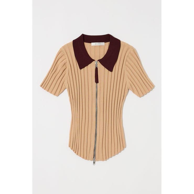 ZIP UP RIB KNIT H/S シャツ | MOUSSY OUTLET | 詳細画像21 